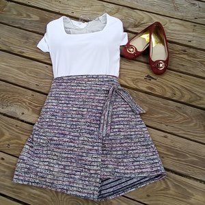 Loft ~ Beautiful Wrap Skirt Size Large NWOT
